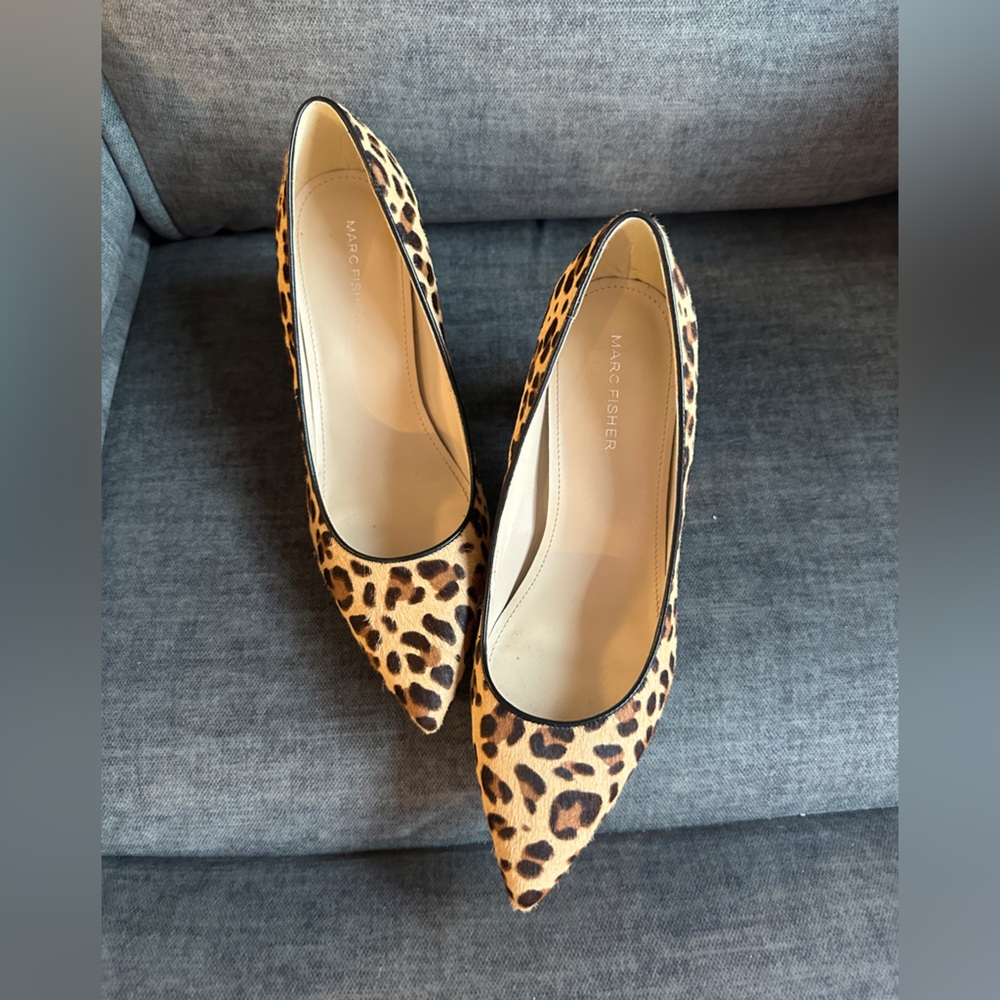 Marc Fisher Cheetah Heels